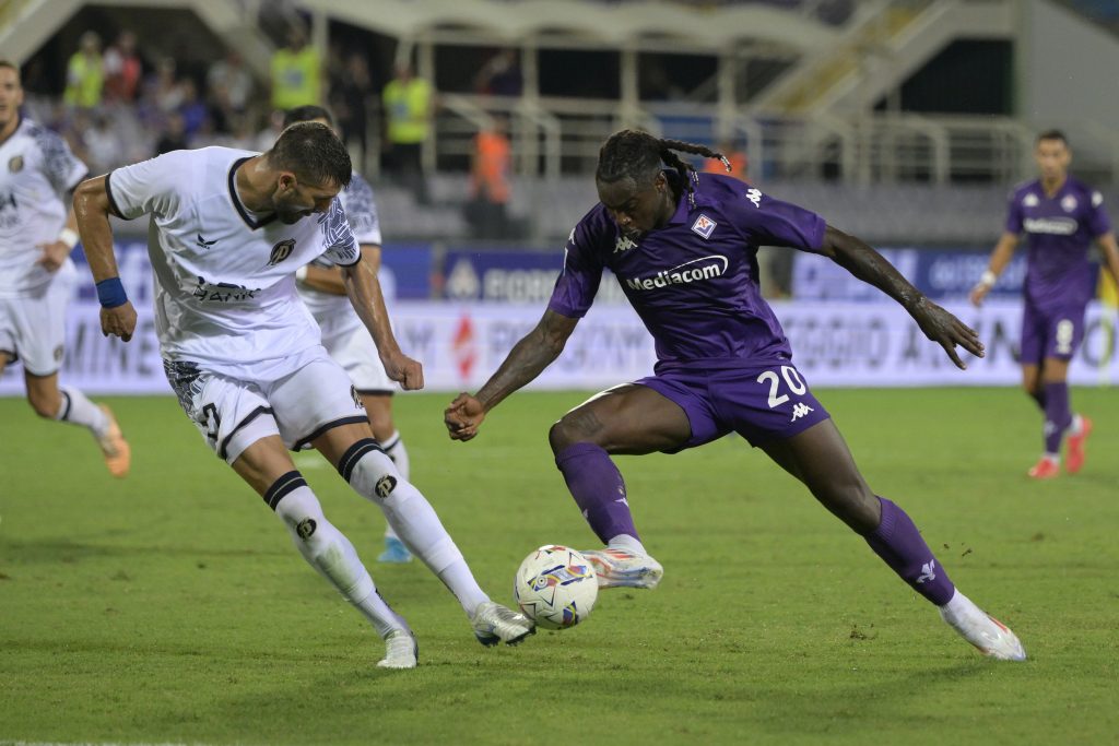 Moise Kean, Fiorentina in Conference League vs Puskas Akademia