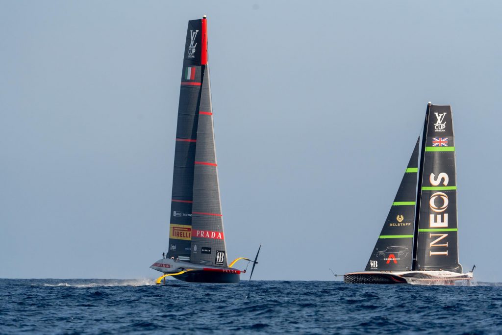 Luna Rossa, Italia e INEOS, GB in America's Cup