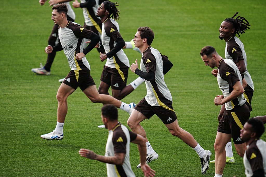 Champions League, allenamento Juventus