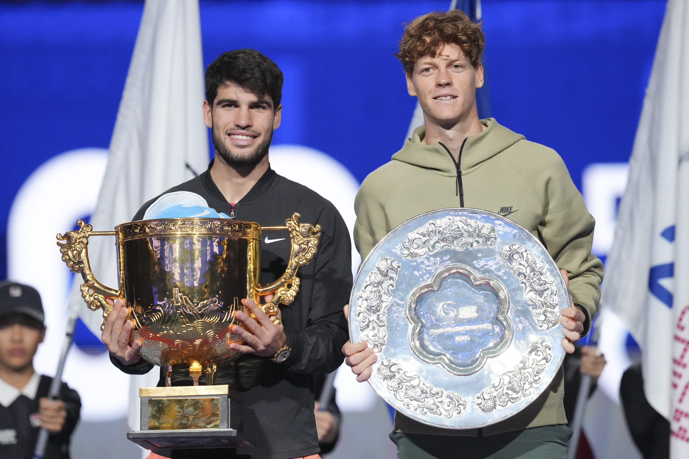 Finale China Open, Jannik Sinner vs Carlos Alcaraz