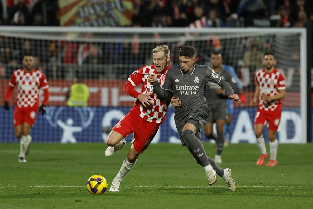 Liga, Donny van de Beek, Girona, Federico Valverde, Real Madrid