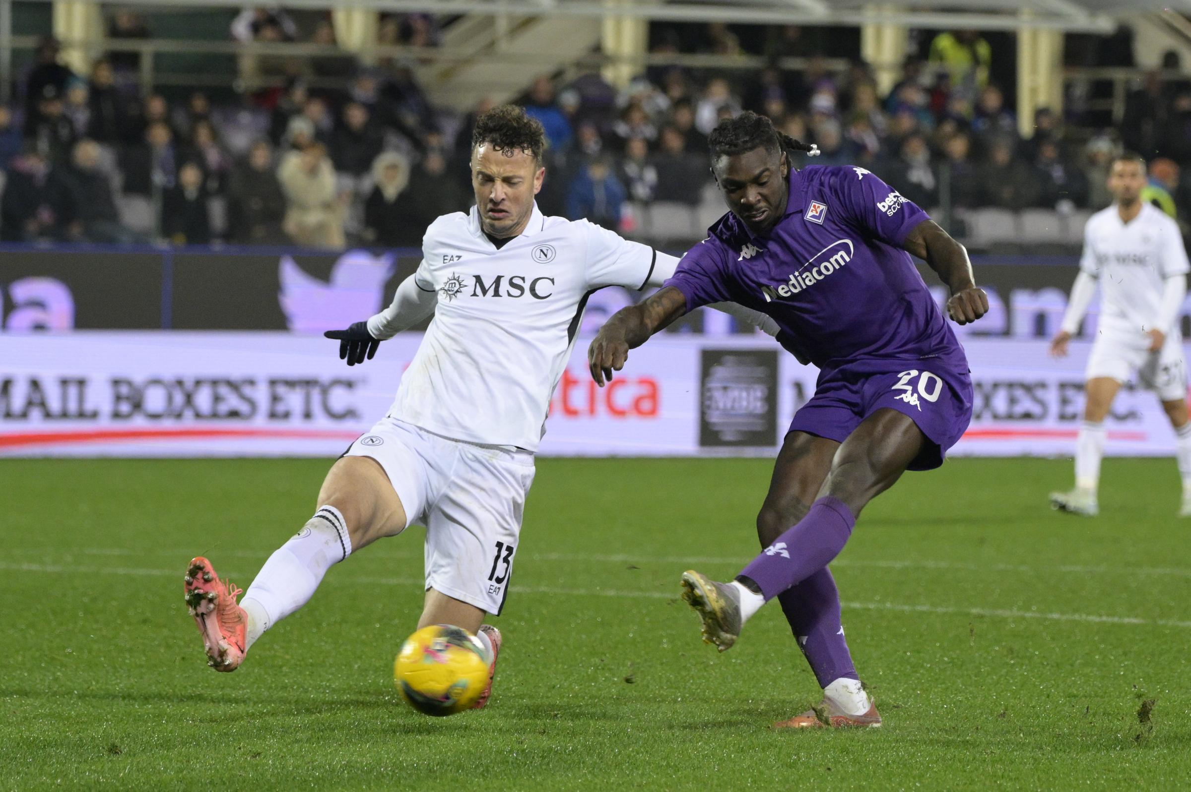 Serie A, Fiorentina vs Napoli, Moise Kean, Fiorentina, Amir Rrahmani, Napoli