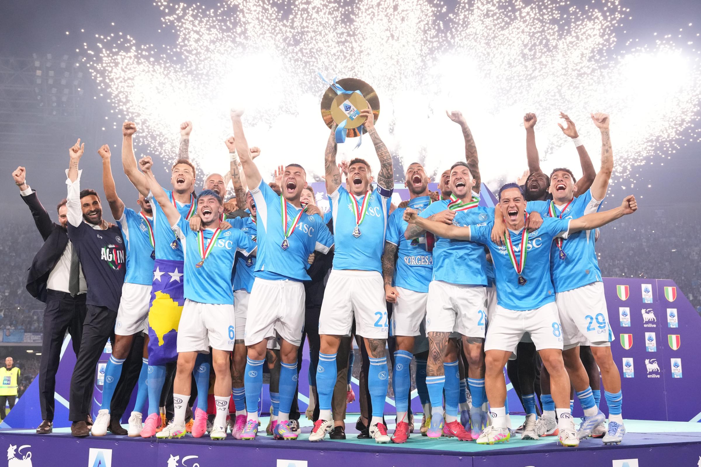 Serie A, Napoli vince lo scudetto