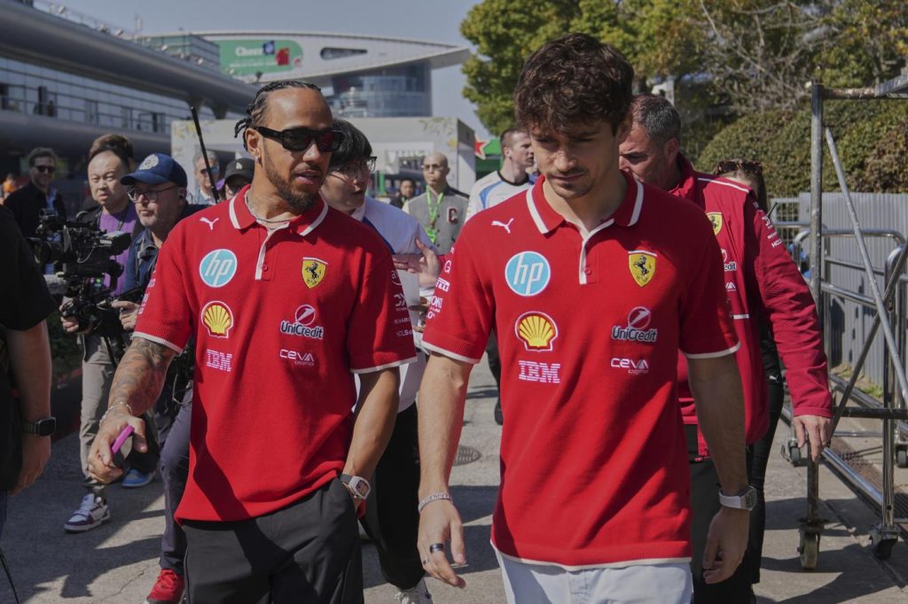 Ferrari Hamilton Leclerc