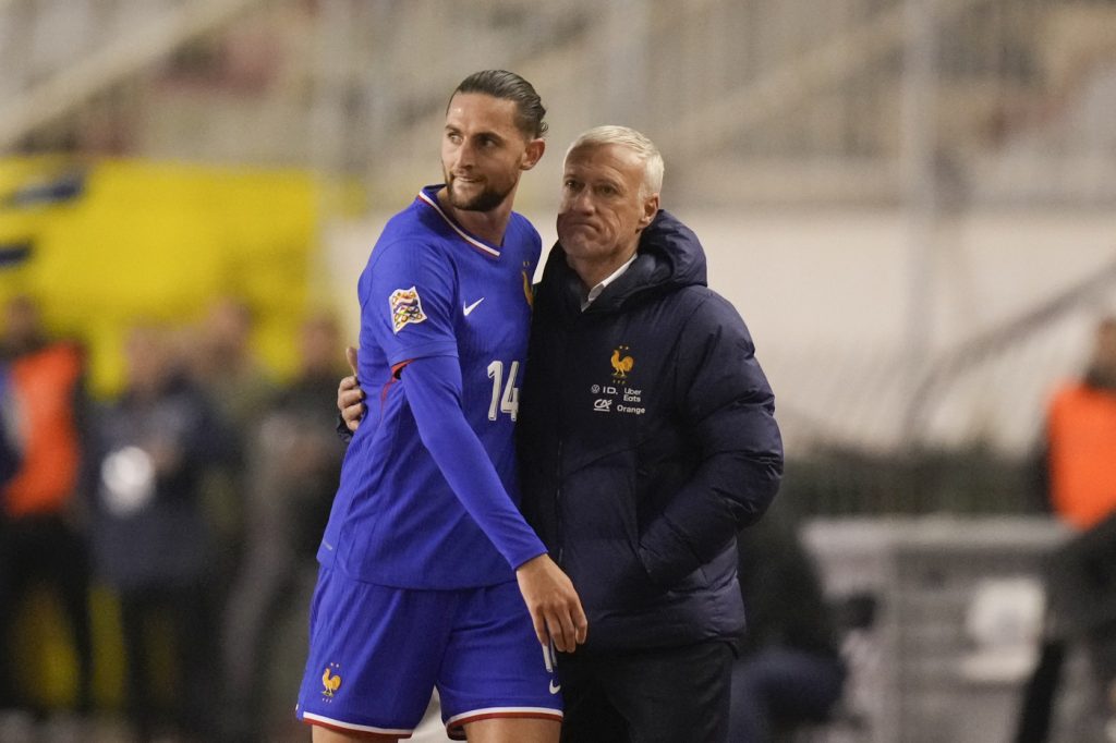 Didier Deschamps e Adrien Rabiot